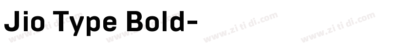 Jio Type Bold字体转换